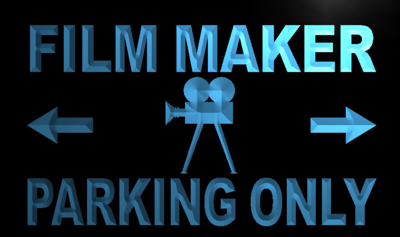Film Maker Parking Only Neon Light Sign
